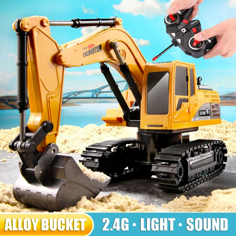 Rc Excavator Hobby - Excavadora RC 2.4Ghz 6 Canales 1:24,
