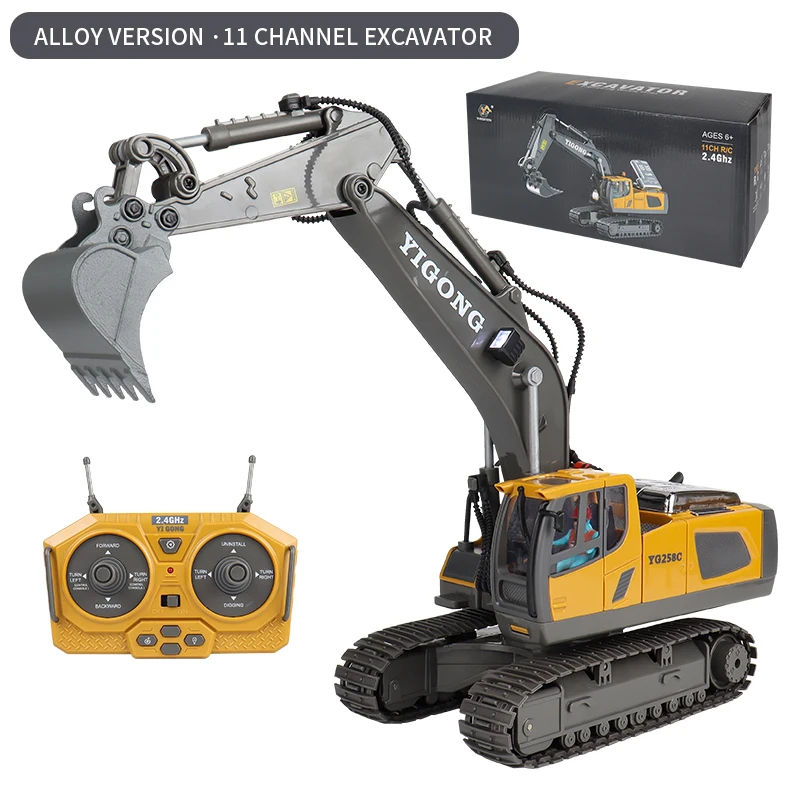 Rc Excavator Hobby - Juego de juguetes para vehículos de