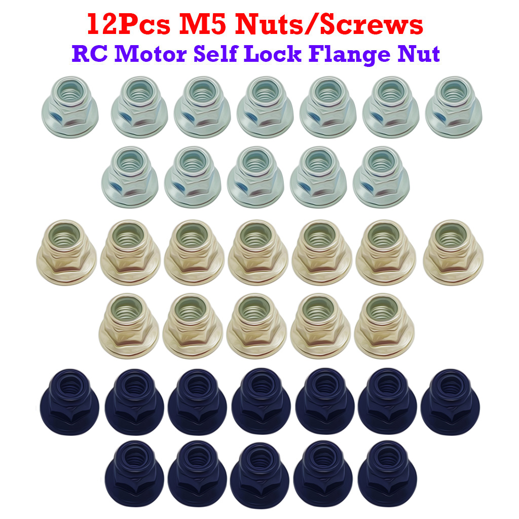 Rc Tire Foam Insert - 12 piezas de tuercas de bloqueo