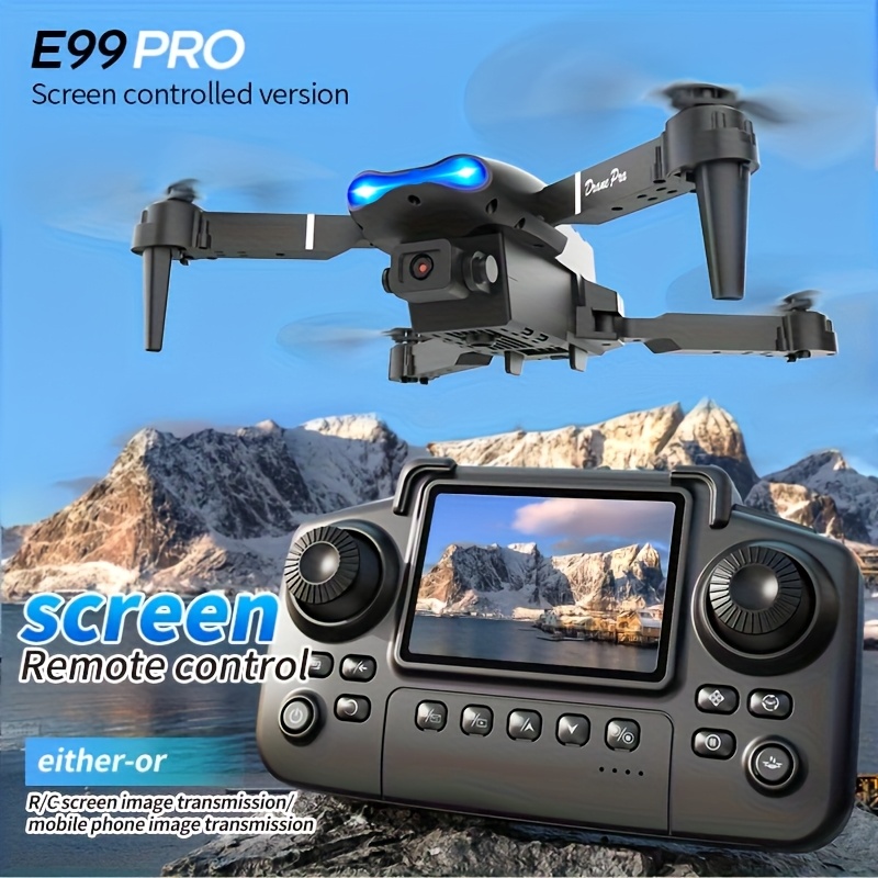 Rc Hobby Helicopter - Dron plegable E99 PRO MAX con