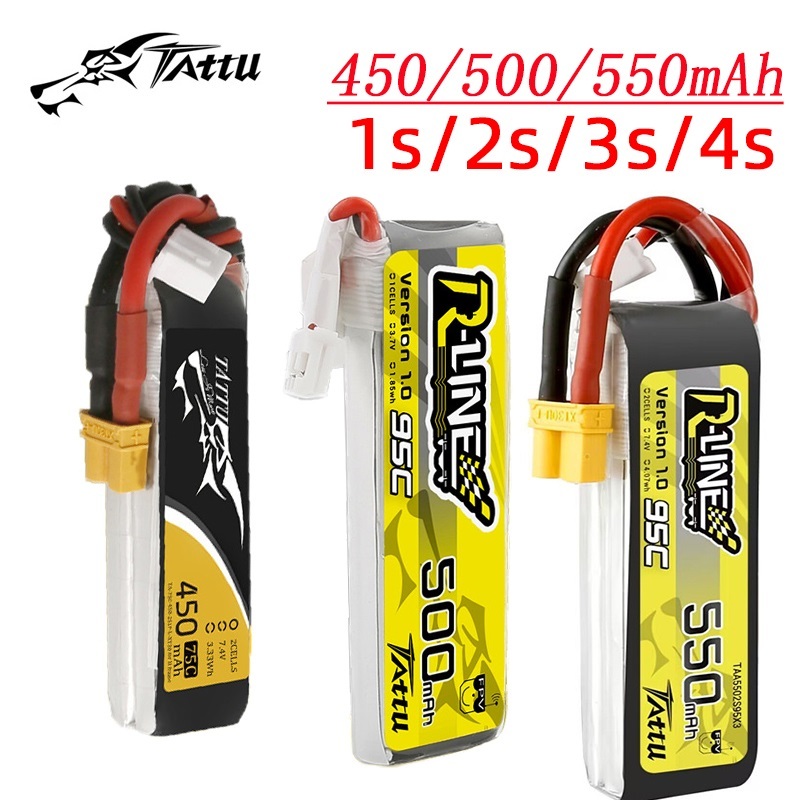Fpv Racing Quadcopter - 3 uds nuevo TATTU 450/500/550mAh 75/95C