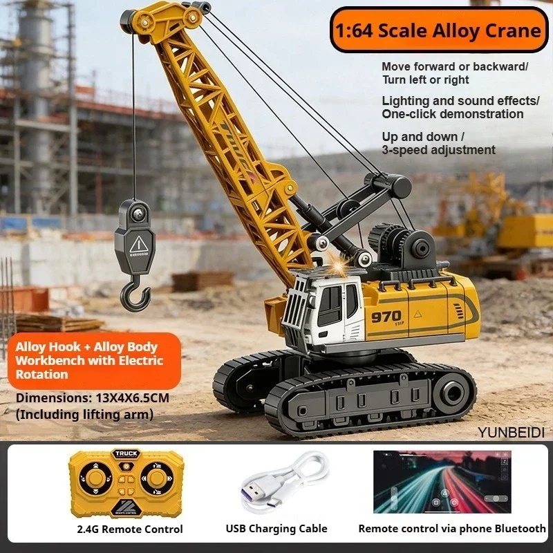 Coche de aleación RC 1:64, min - Rc Excavator Hobby reseña y precio
