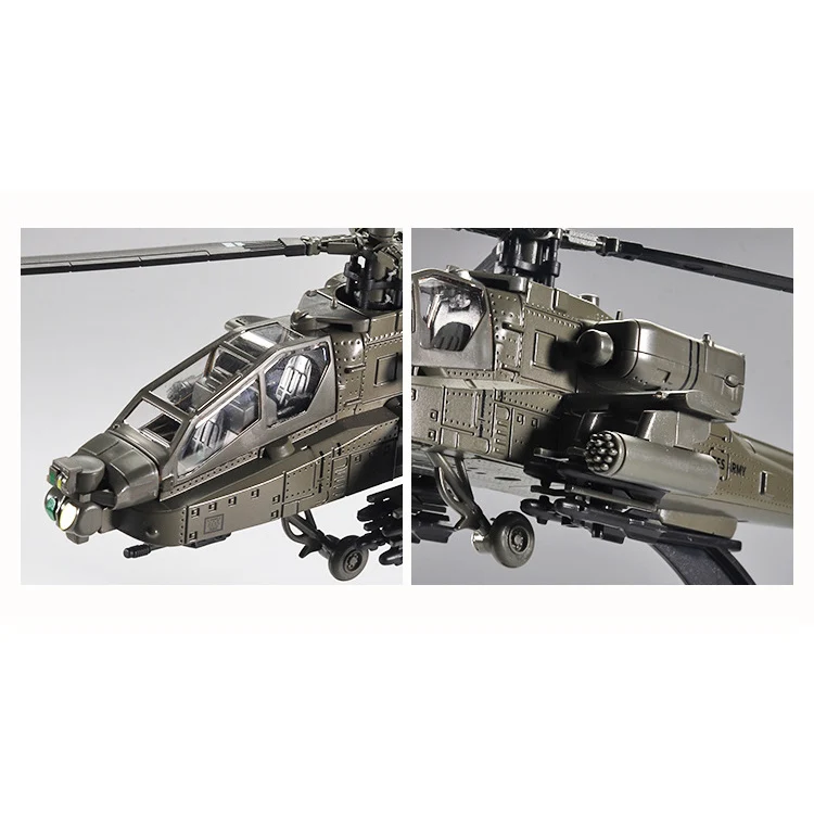 Helicóptero Apache a escala 1/ - Rc Helicopter Hobby Grade reseña y precio