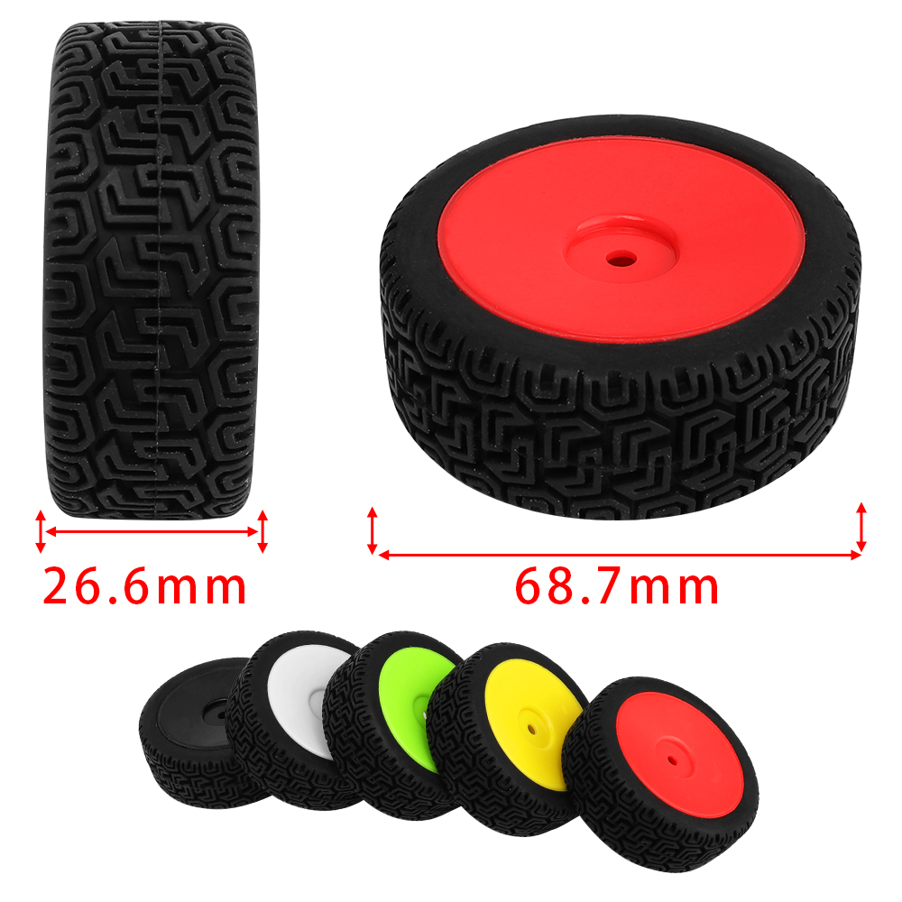 4 Ruedas de Plástico para Coch - Rc Tire Foam Insert reseña y precio