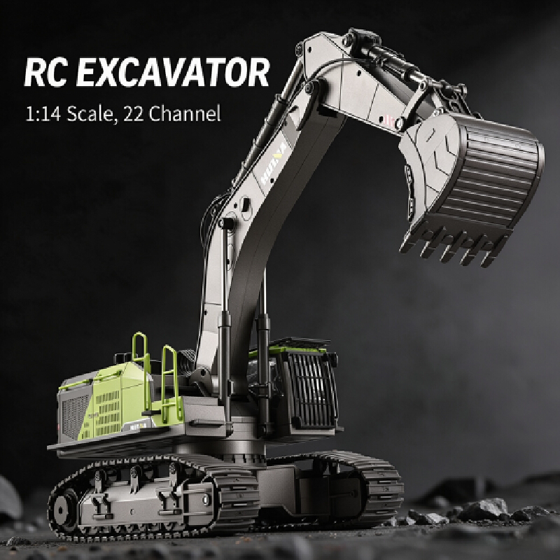 Huina 593, excavadora de aleac - Rc Excavator Hobby reseña y precio
