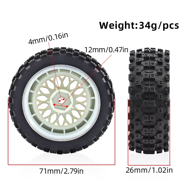 Neumáticos de goma todoterreno - Rc Tire Foam Insert reseña y precio
