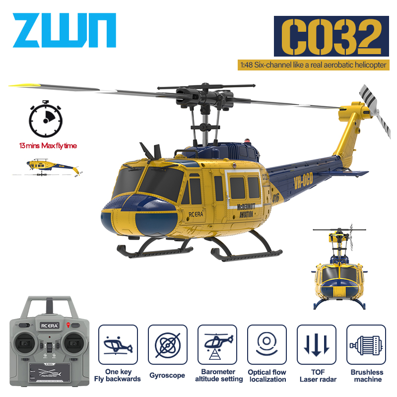 C032 RC helicóptero 2,4G 6-Aix - Rc Hobby Helicopter reseña y precio