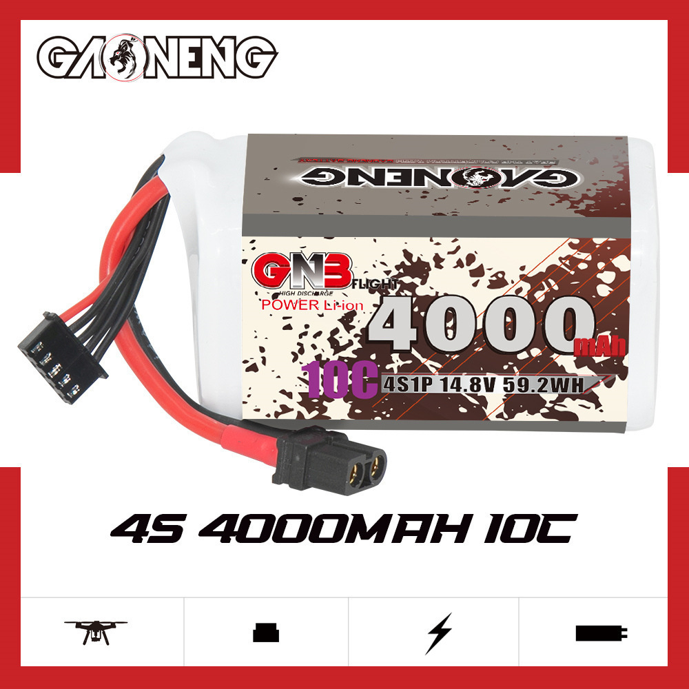 GNB 4000mAh 4S 14,8 V 10C 20C  - Fpv Racing Quadcopter reseña y precio