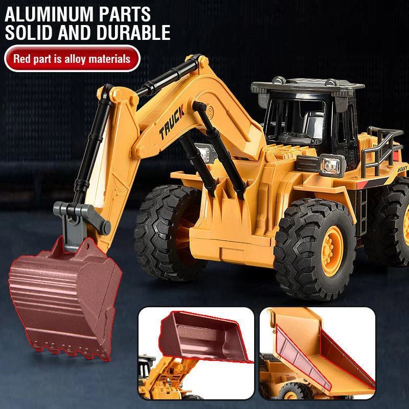 Excavadora de Aleación RC 2.4G - Rc Excavator Hobby reseña y precio