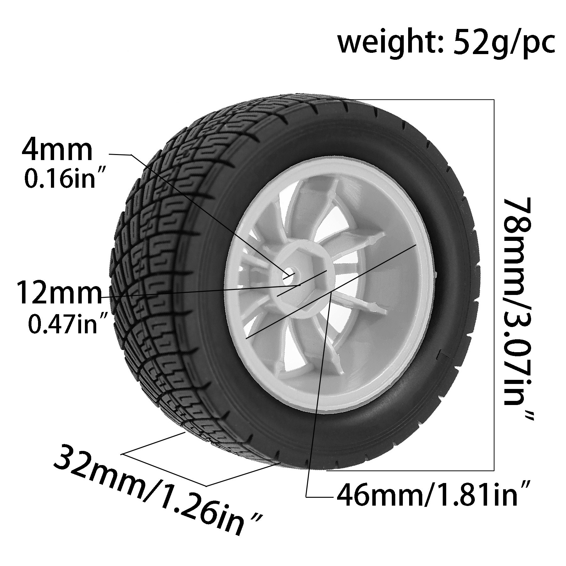 Neumáticos y Llantas de Goma p - Wheel Rim Rc reseña y precio
