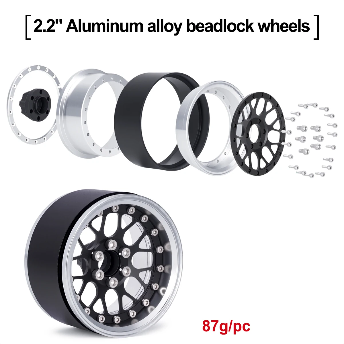 Llanta de ruedas Beadlock de a - Wheel Rim Rc reseña y precio