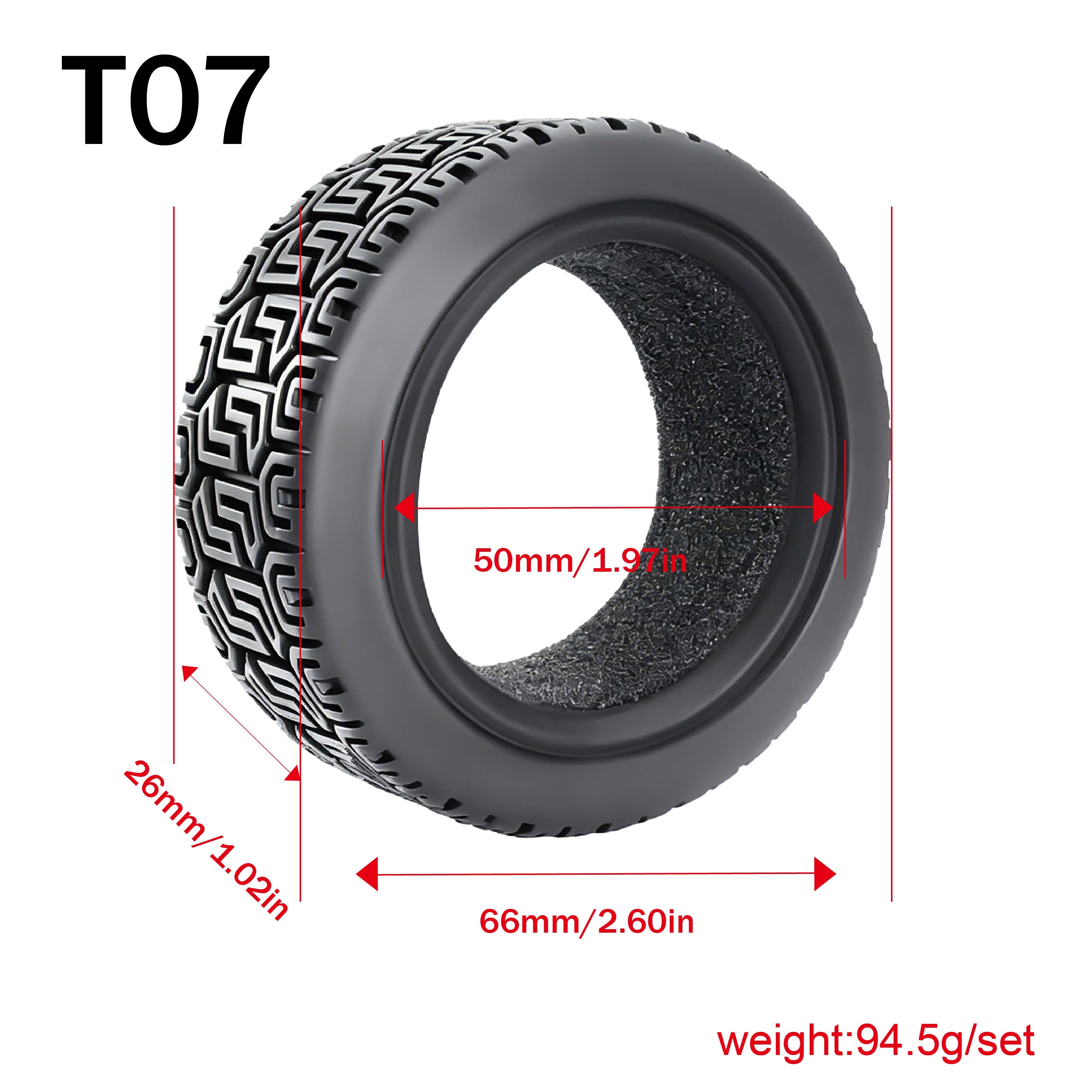 Neumáticos de Carreras 1:10 pa - Rc Tire Foam Insert reseña y precio