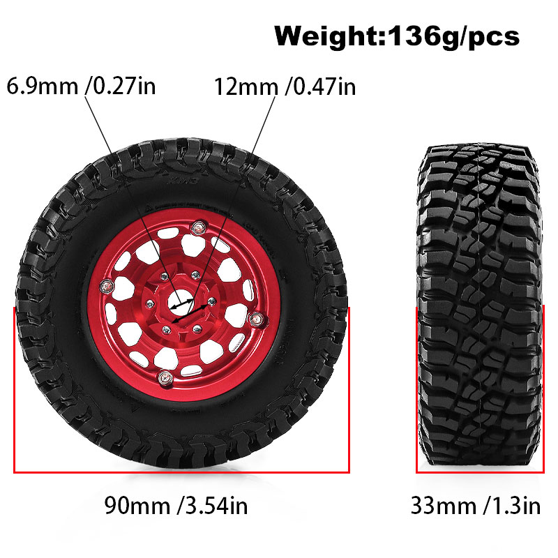 Juego de Ruedas y Neumáticos M - Wheel Rim Rc reseña y precio