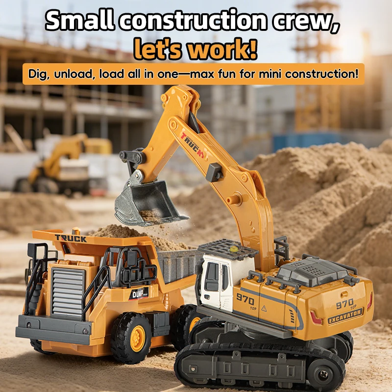 Coche de Juguete a Escala 1:64 - Rc Excavator Hobby reseña y precio