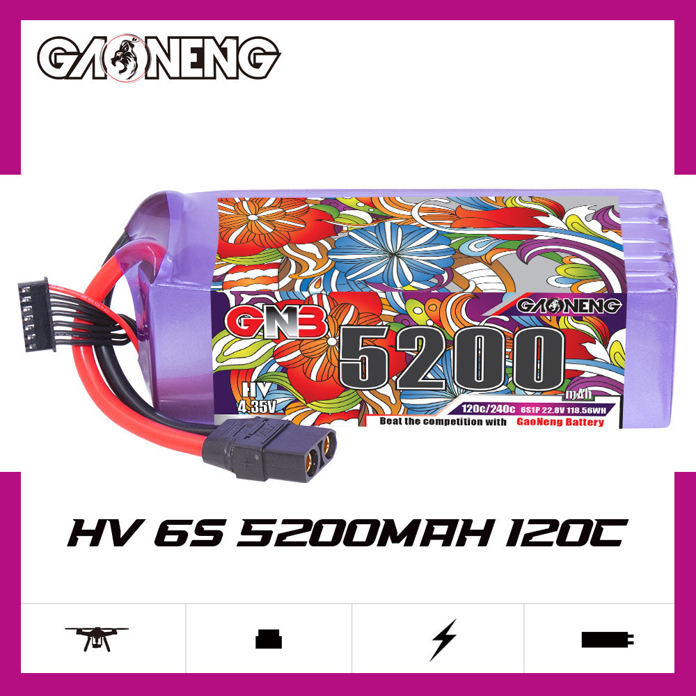 Batería Lipo GNB 6S 22,8 V 300 - Fpv Racing Quadcopter reseña y precio