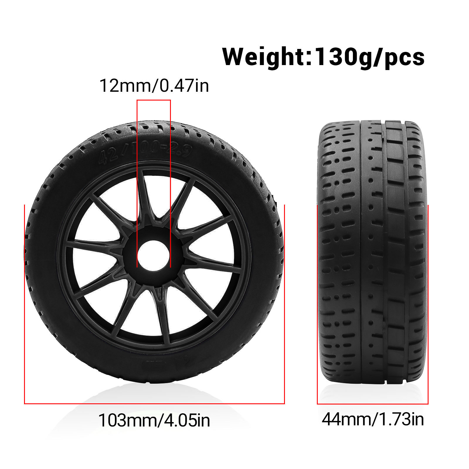 4 Piezas de Llantas y Neumátic - Rc Tire Foam Insert reseña y precio