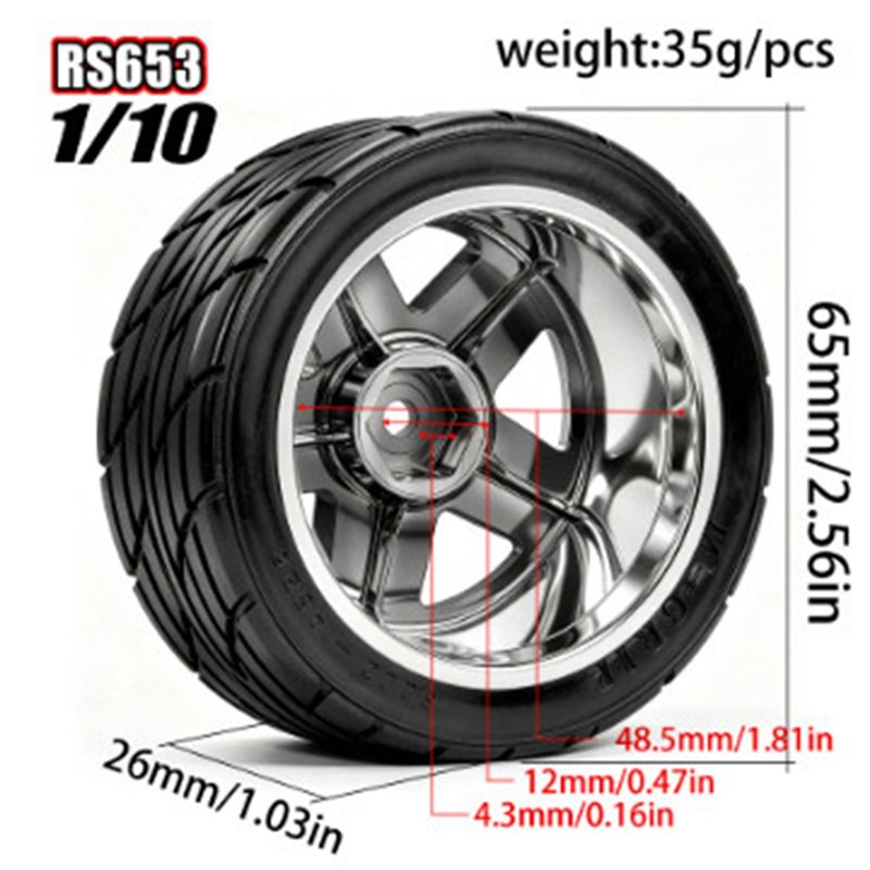 Neumáticos planos de carreras  - Wheel Rim Rc reseña y precio