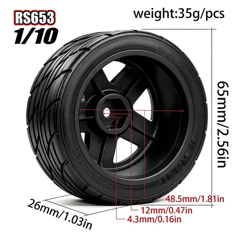 Neumáticos planos de carreras  - Wheel Rim Rc reseña y precio